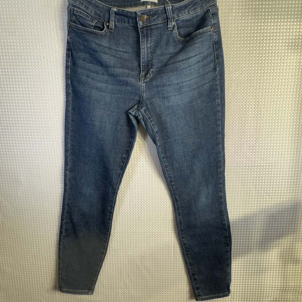 Pistola Skinny High-Rise Ankle Jeans Medium Wash Size 31